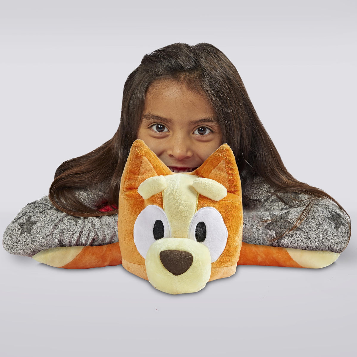Pillow Pets Bingo travel companion for car trips and flights.