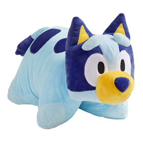 Pillow Pets Bluey 18-inch plush ready for cuddling and imaginative play.