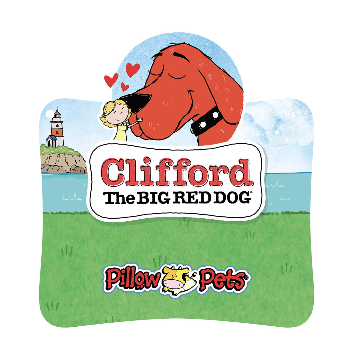 Clifford on a kid’s bedroom decor display.