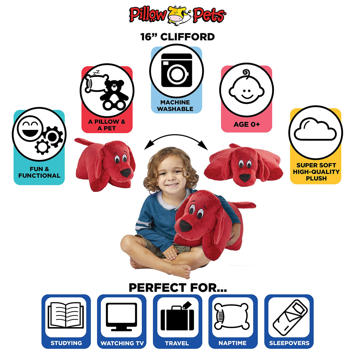 Clifford machine-washable fabrics enable easy cleanup.
