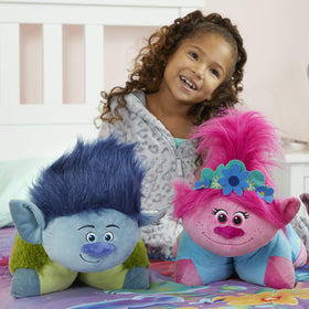 DreamWorks Pillow Pets Poppy with flower crown as cozy bedtime buddy