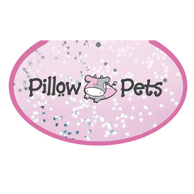 Pillow Pets Originals Sparkly Pink Unicorn soft plush pile invites gentle cuddles.