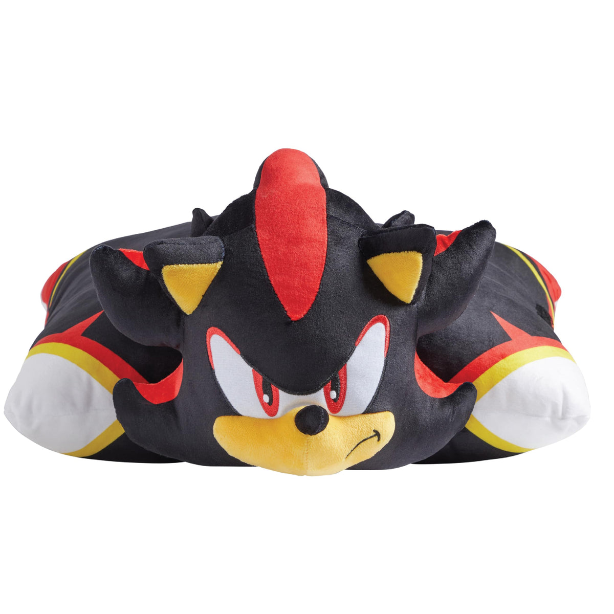 Pillow Pets SEGA Shadow Hedgehog 16-inch pillow for on-the-go naps.