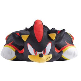 Pillow Pets SEGA Shadow Hedgehog 16-inch pillow for on-the-go naps.