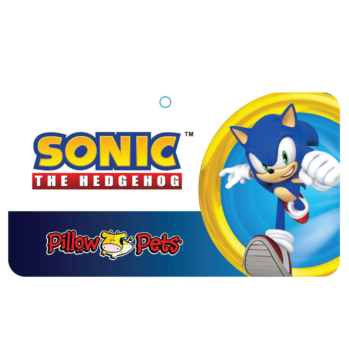 Pillow Pets SEGA Shadow Hedgehog bedtime companion for snuggles.