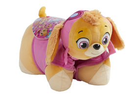 Pillow Pets Skye rainbow stars ceiling projection for soothing bedtime ambience.