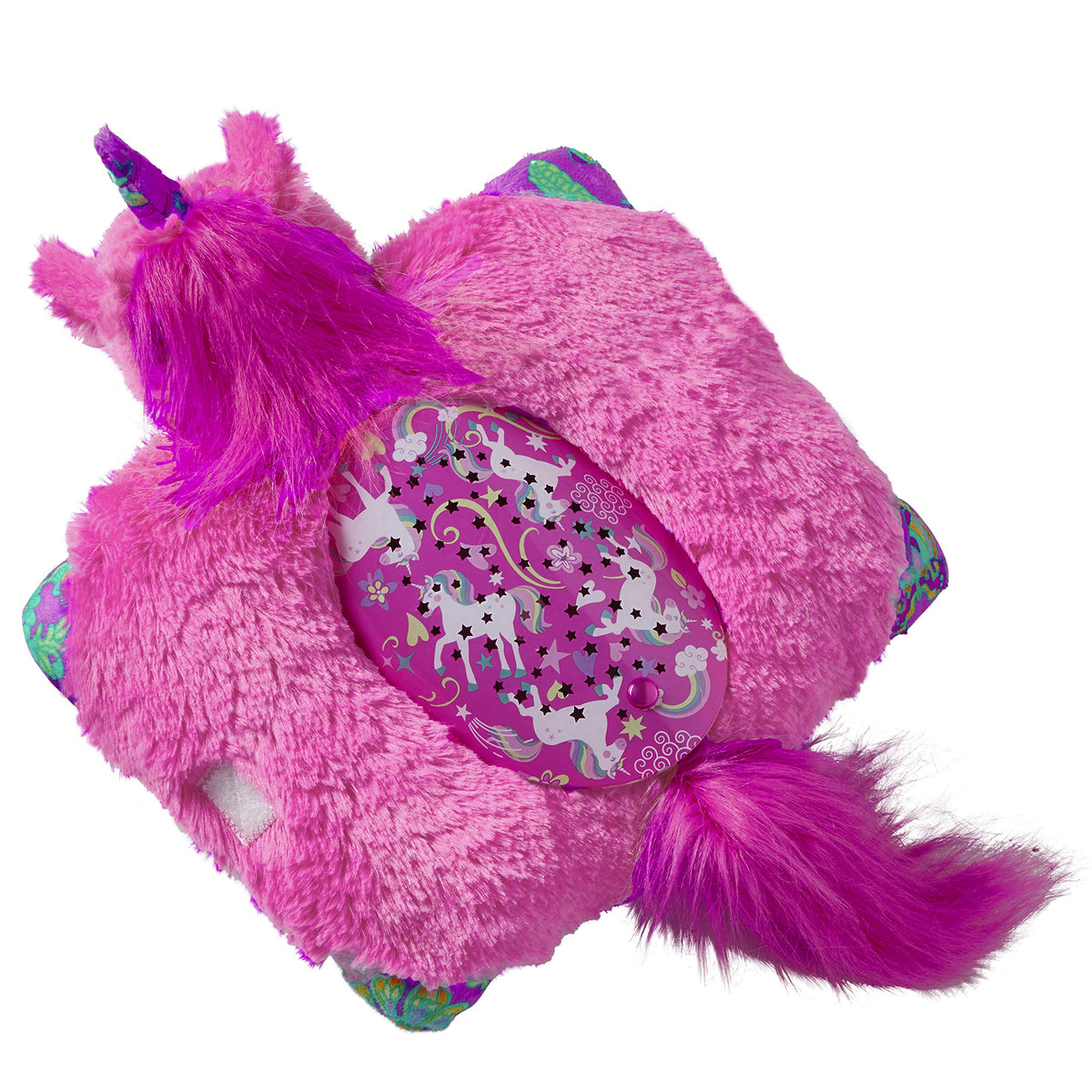 Pillow Pets Sleeptime Lite pink unicorn 20-minute timer feature