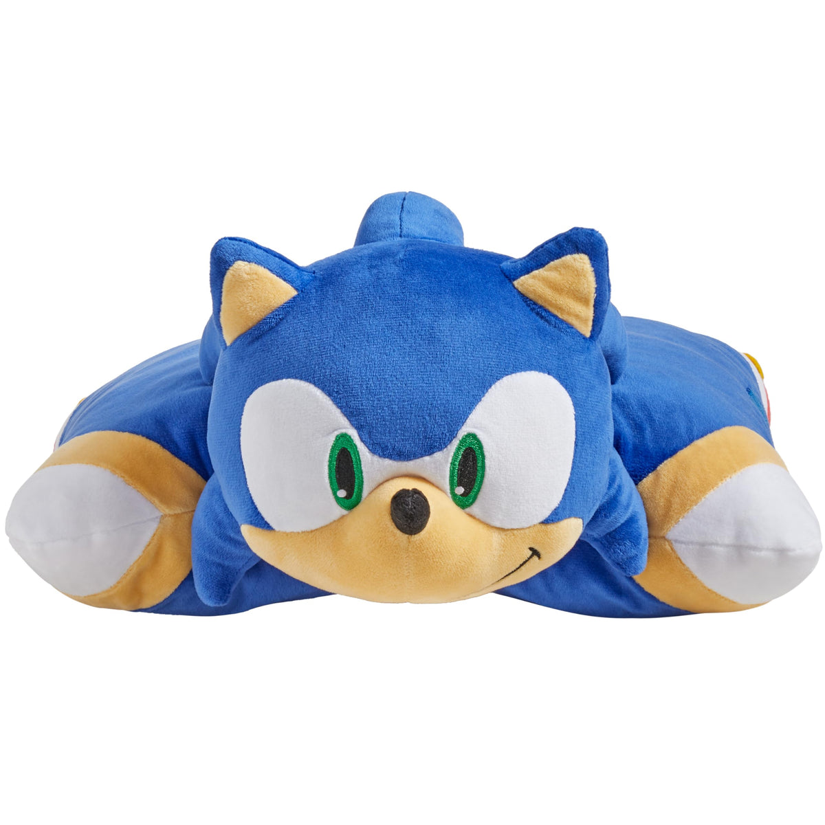 Pillow Pets Sonic Hedgehog pillow form offers comfy support at night