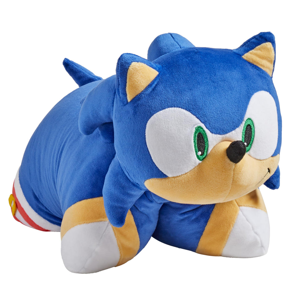 Pillow Pets Sonic Hedgehog plush ready for play and cuddly hugs