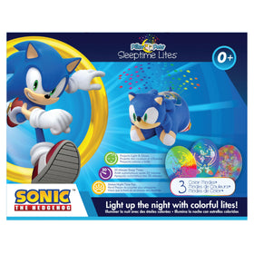 Travel-friendly Sonic Sleeptime Lite design with familiar character for on-the-go comfort.