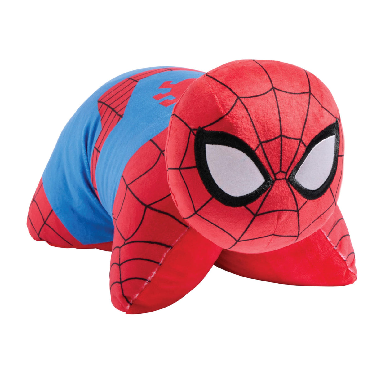 Pillow Pets Spider-Man plush 16-inch ready for playtime and hugs.