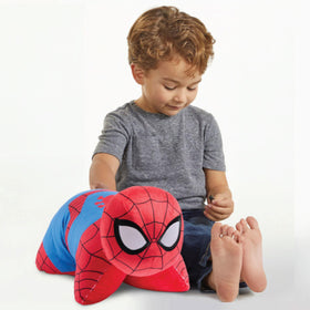 Pillow Pets Spider-Man soft plush fabric for cozy snuggles.