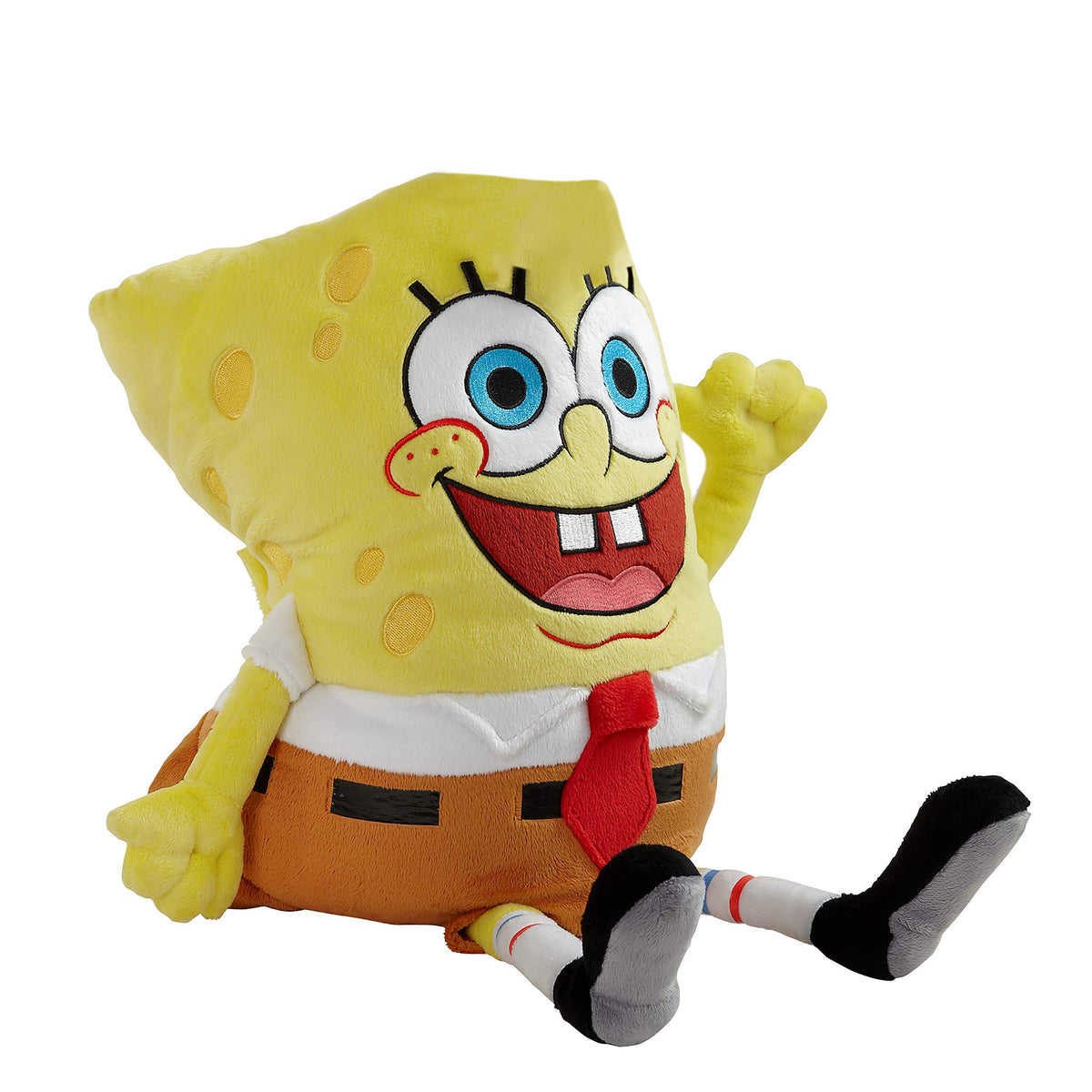 Pillow Pets Spongebob Squarepants transforms into a 16-inch pillow.