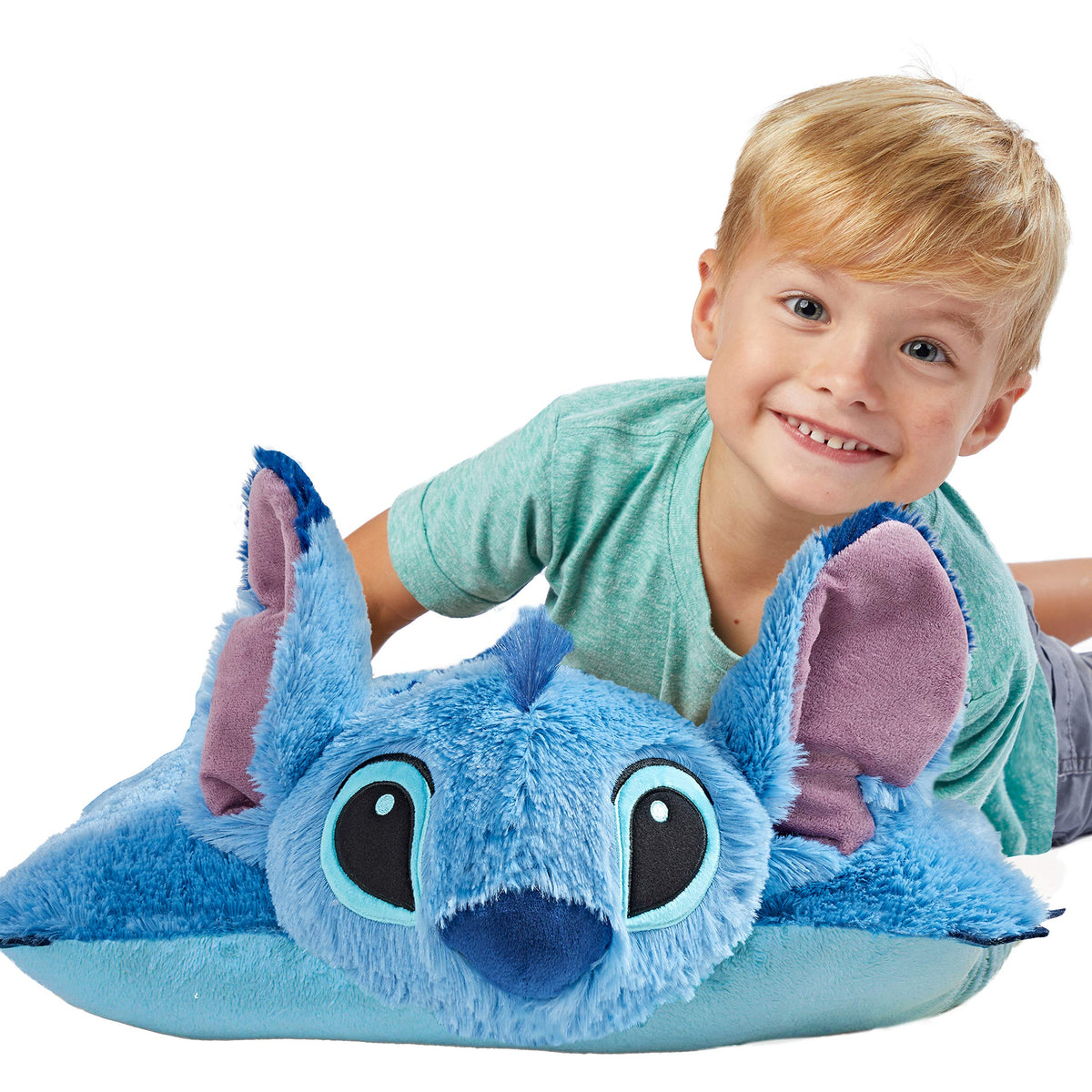 Pillow Pets Stitch transforms into a pillow for cozy nights.