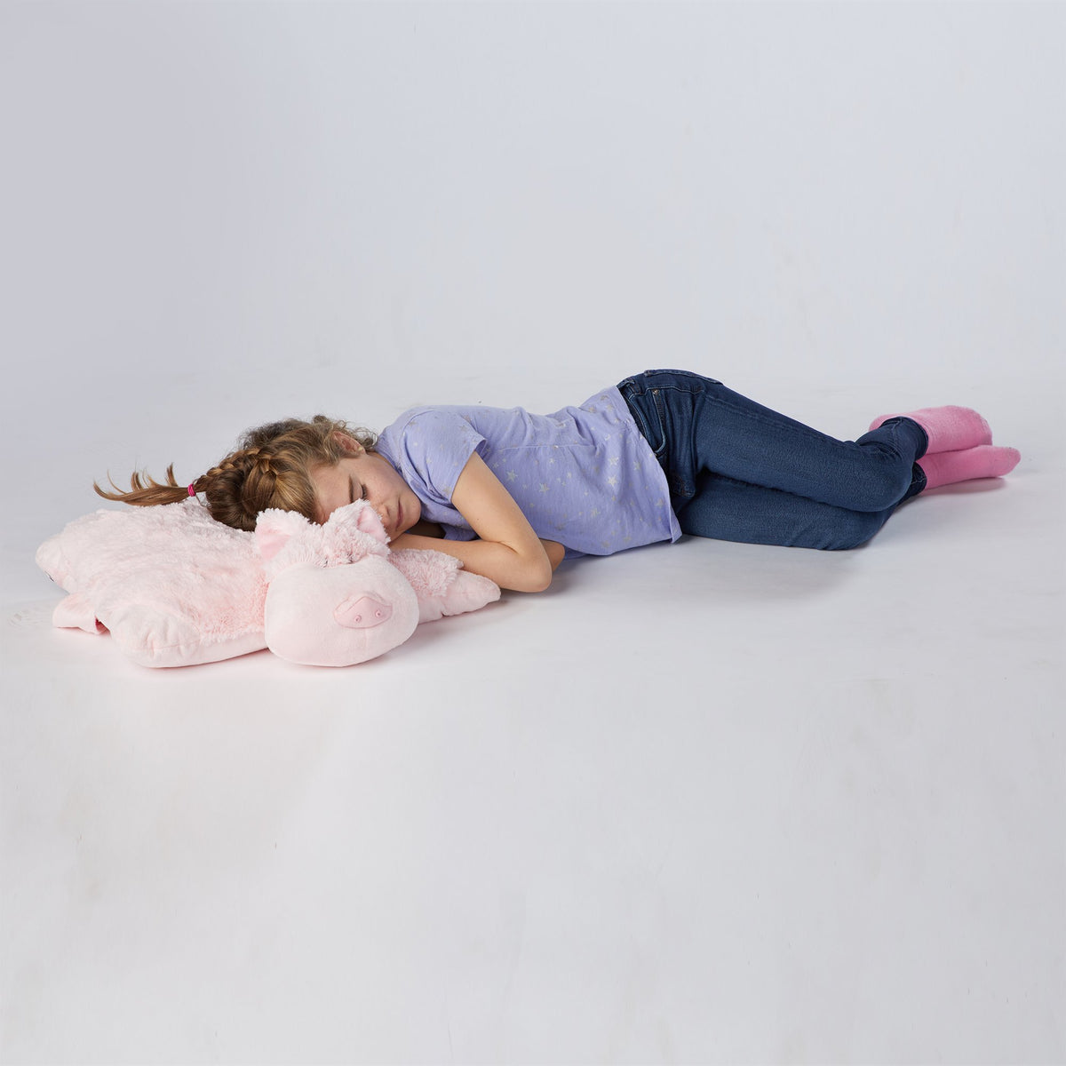 Pillow Pets Wiggly Pig with velcro transforms into a pillow