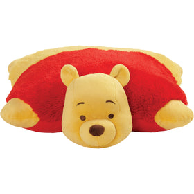 Winnie the Pooh plush with a smiling face offering imaginative play and comfort.