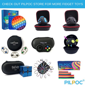 PILPOC theFube cube compact design supports on-the-go focus and stress relief.