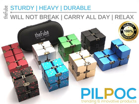PILPOC theFube Infinity Cube gold protective case keeps it safe on the go.