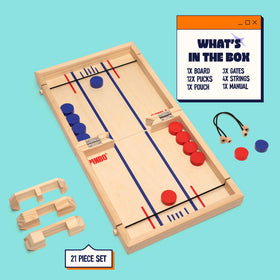 PINBO Travel-friendly 18-inch board shown in compact fold for portability.