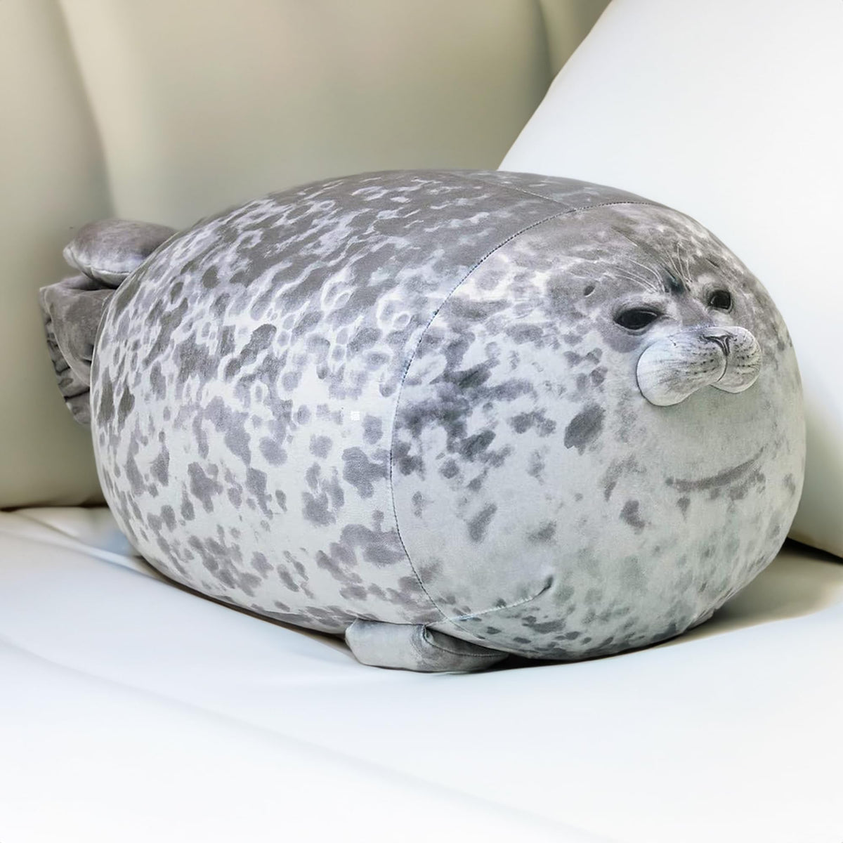 Pineapple big-seal plush squish cushion for rooms and desks.