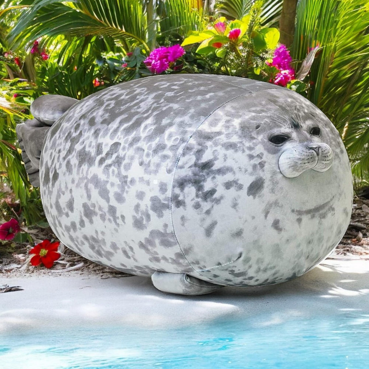 Pineapple plush seal cuddly companion for bedrooms and playrooms.