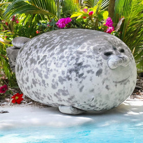 Pineapple plush seal cuddly companion for bedrooms and playrooms.