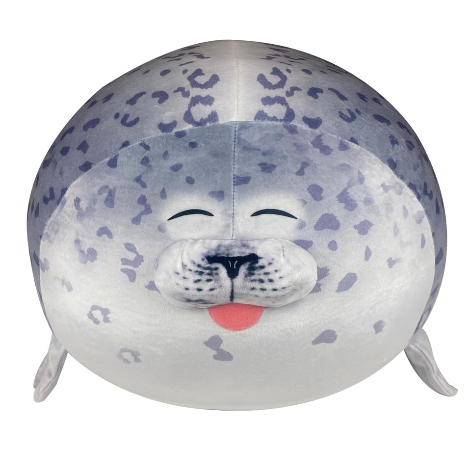 Pineapple Seal Plush Pillow 24-inch for cozy cuddles and soft support.