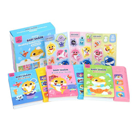 Pinkfong Baby Shark boxed set cover for toddlers and curious minds.