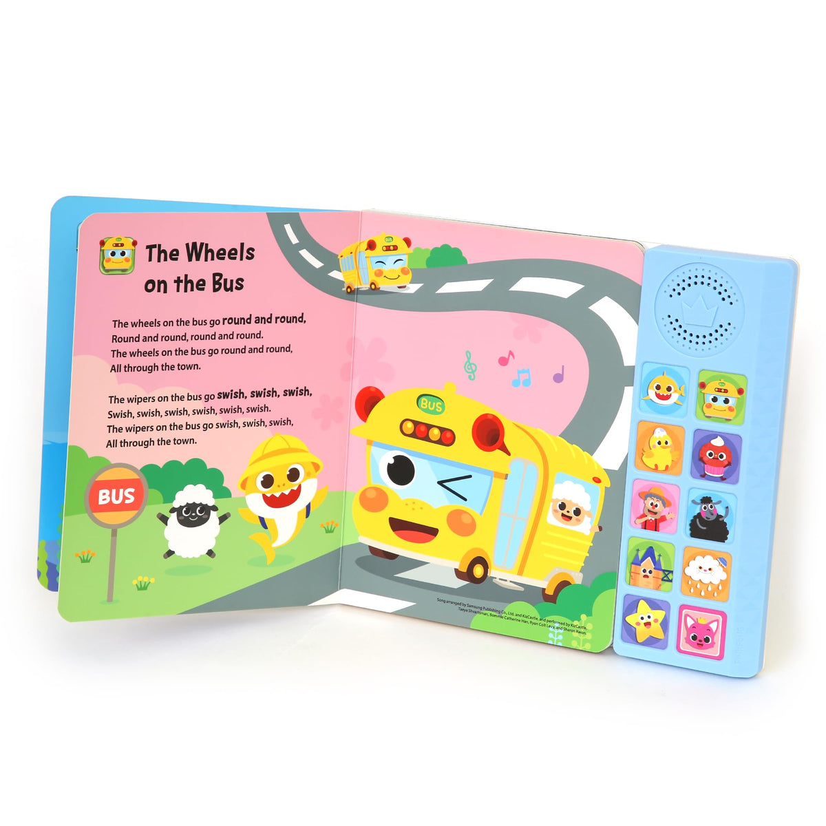Pinkfong Baby Shark non-glare pages reduce glare for comfortable reading