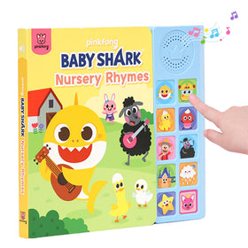 Pinkfong Baby Shark Nursery Rhymes 10-button book for interactive learning and singing