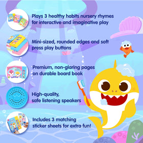 Pinkfong sticker sheets matching each book's theme for extended engagement.