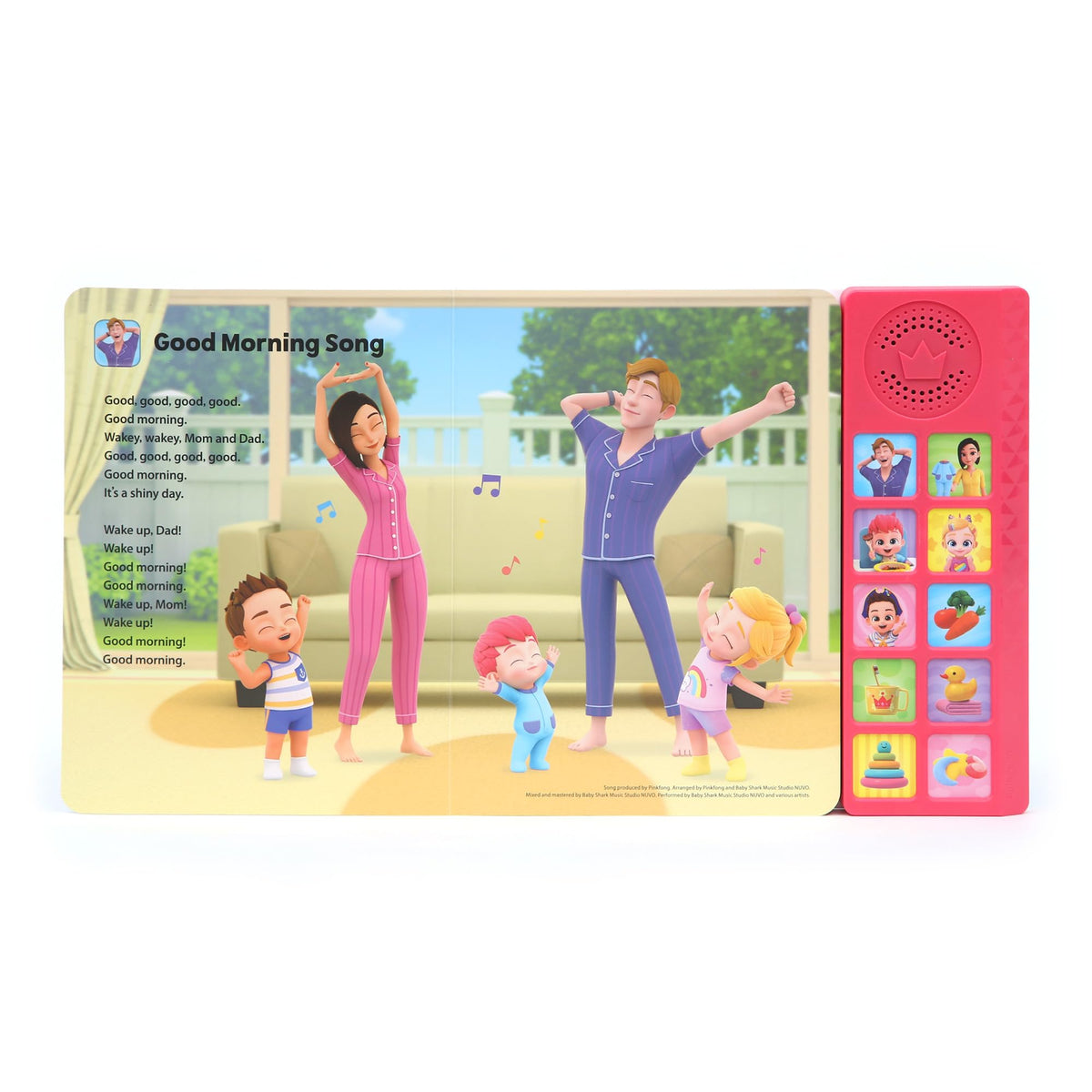Pinkfong Bebefinn Colorful Pages scene invites sensory exploration for memory