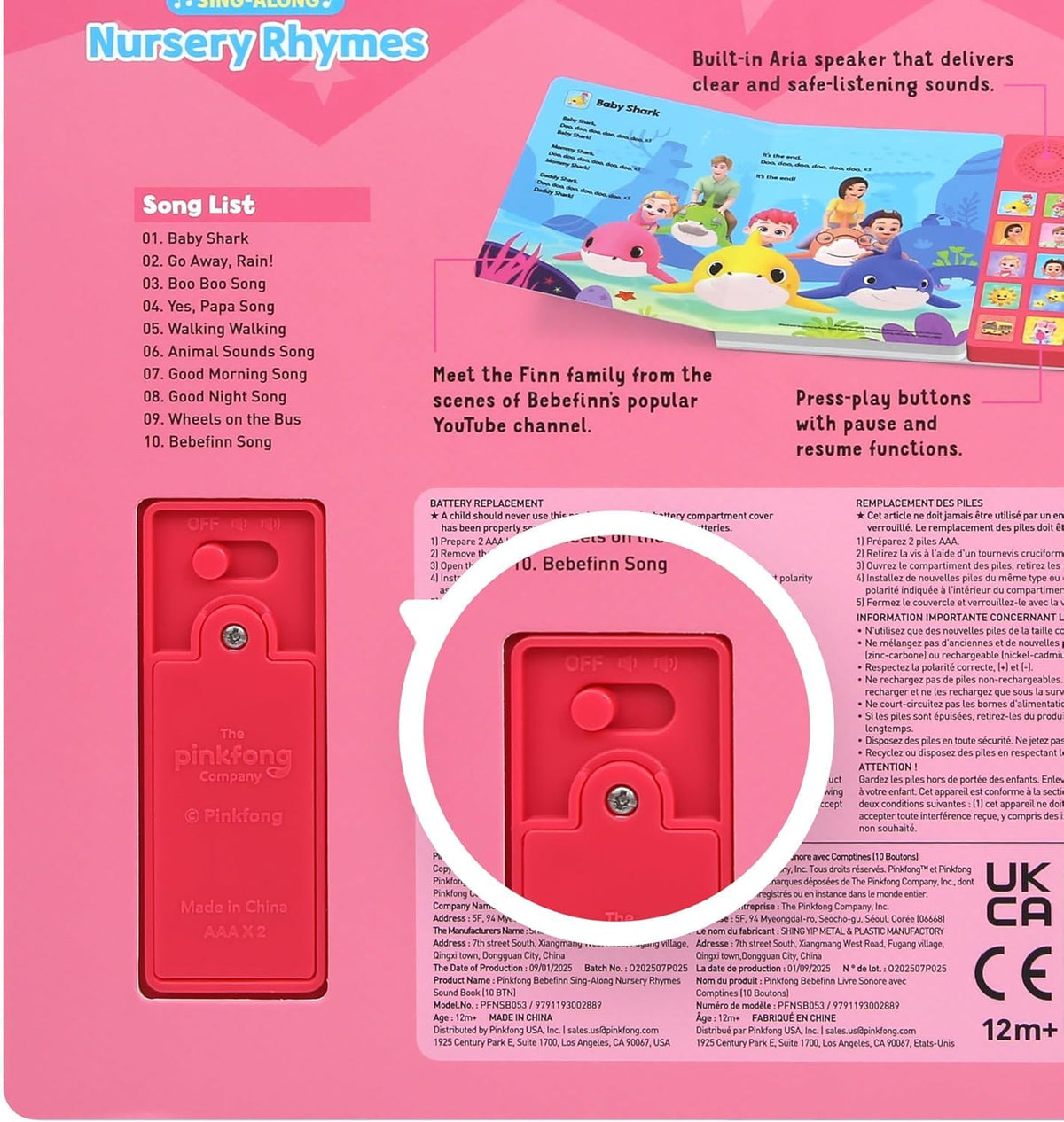List of Bebefinn songs and activities for guided play