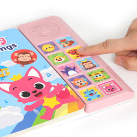 Pinkfong 10-button sound panel invites little hands to press and sing