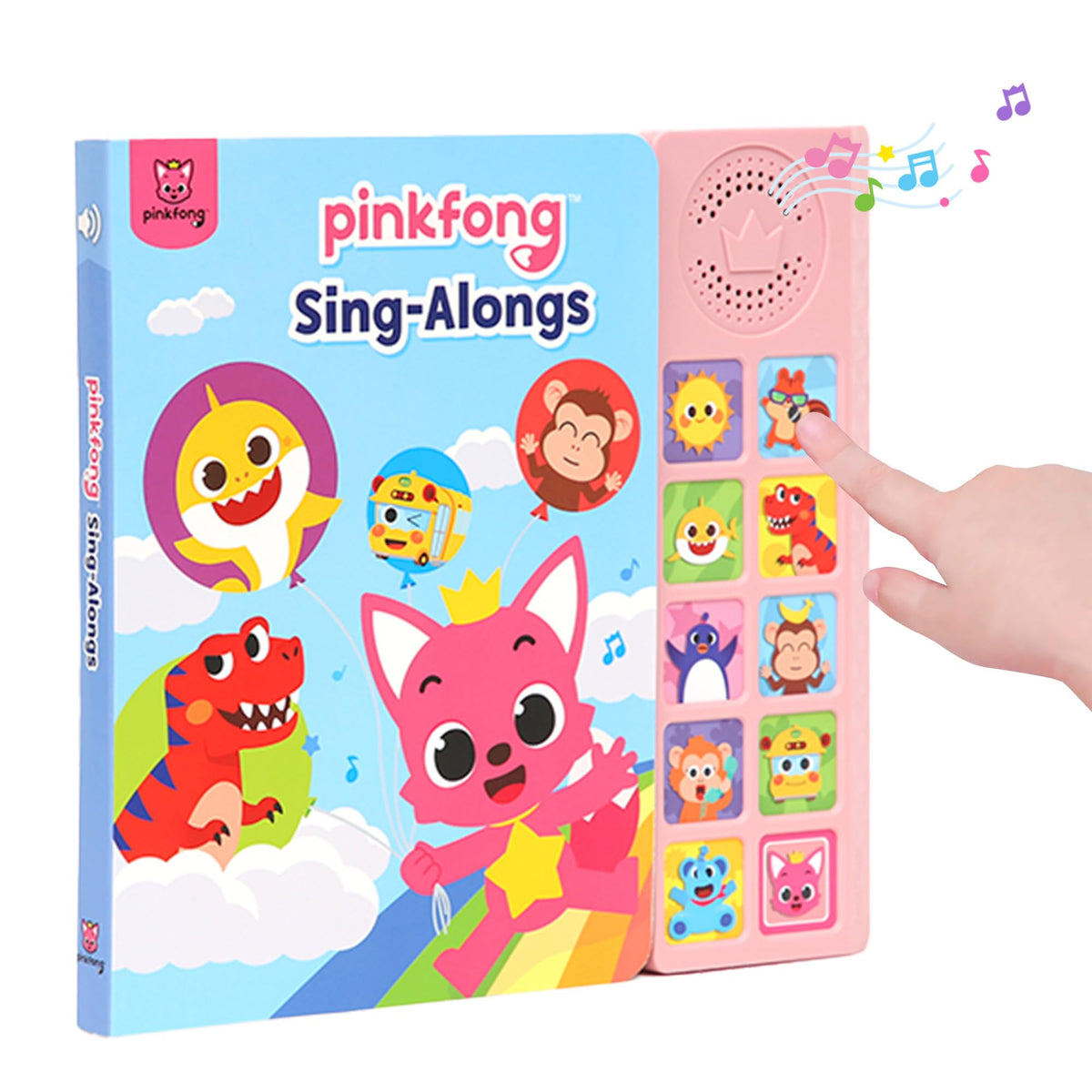 Pinkfong Sing-Alongs book cover with Baby Shark branding for toddlers