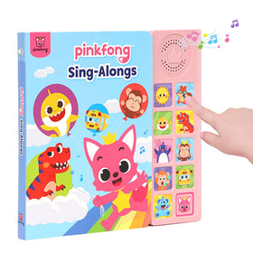 Pinkfong Sing-Alongs book cover with Baby Shark branding for toddlers