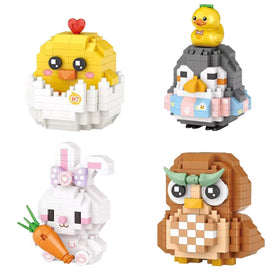 Pinkiwine Easter bunny blocks for imaginative play and Easter basket fun.