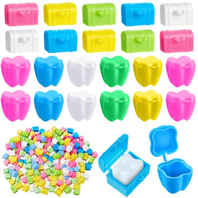 Pinkunn tooth saver box in bright colors keeps baby teeth safe