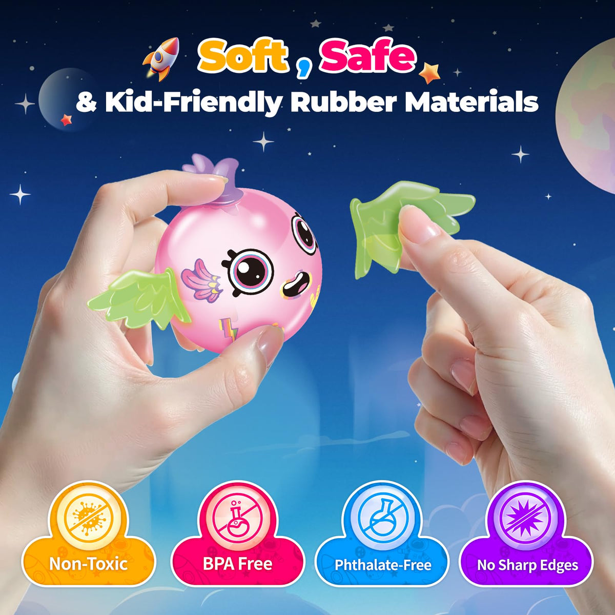 PINSHILE Balloon Monster Pals inspire storytelling and pretend play