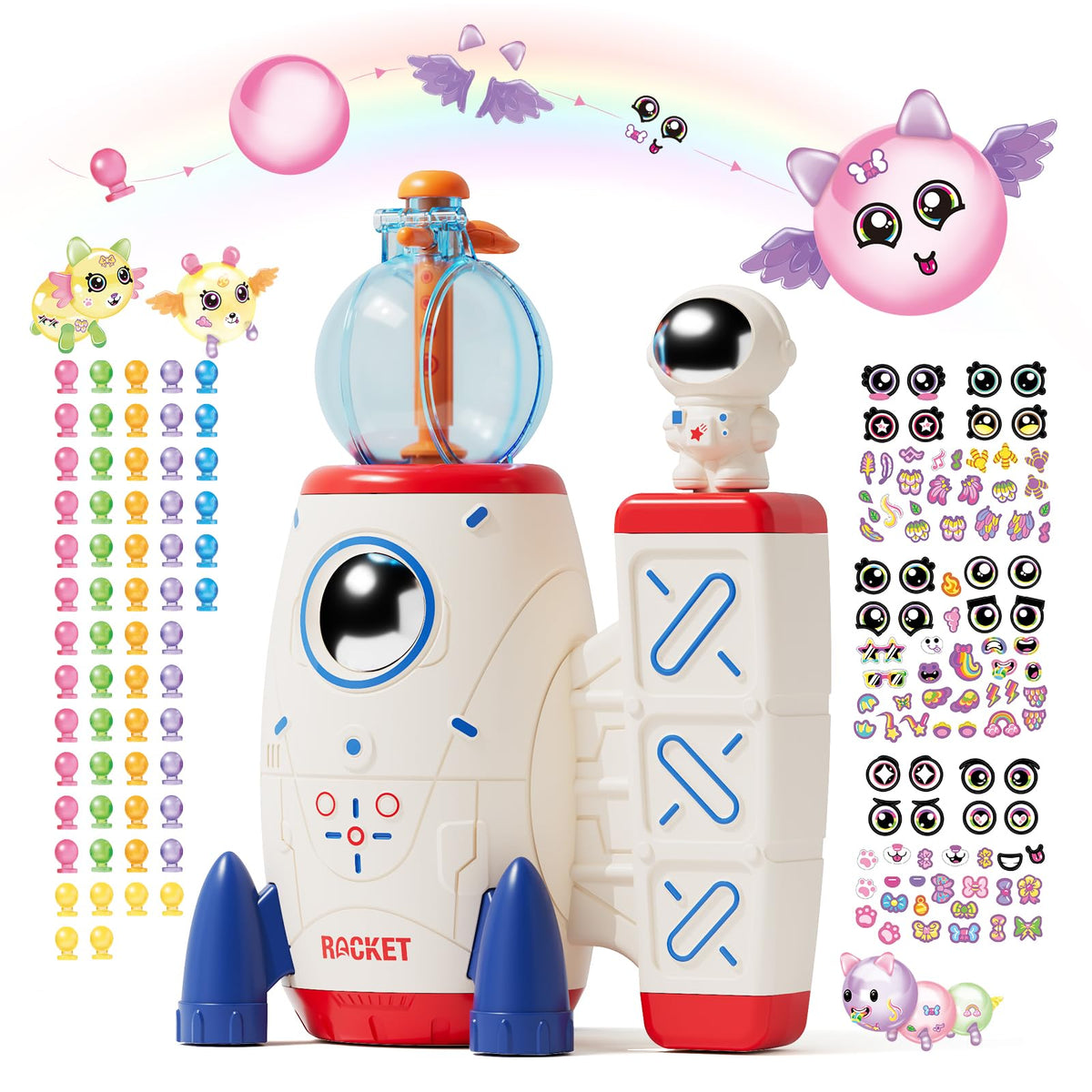 PINSHILE Space Magic Balloon Kit for imaginative play and crafts