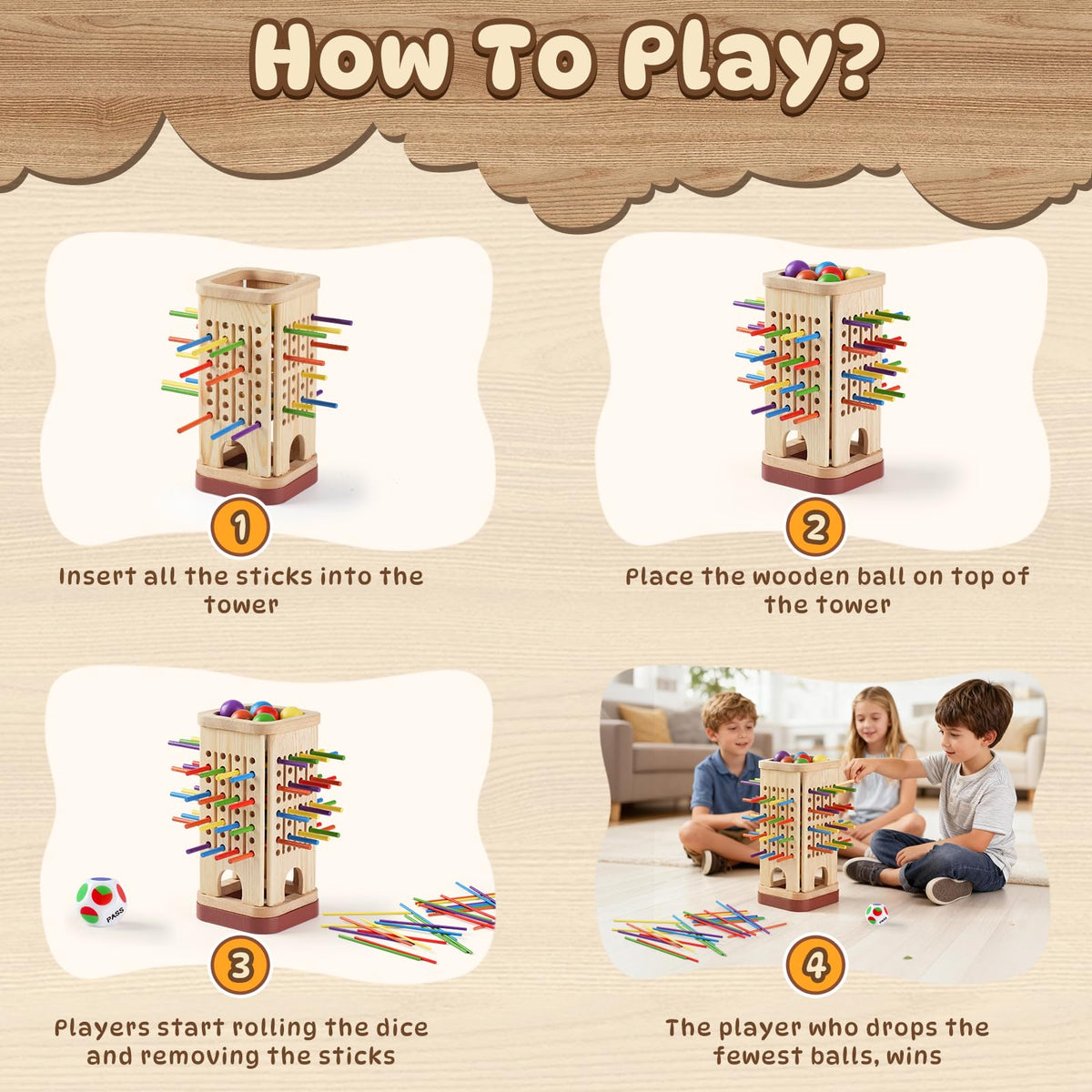 Pinshoon dice roll action – adds excitement and turn-taking during play.