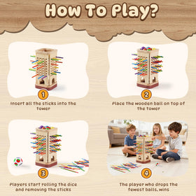 Pinshoon dice roll action – adds excitement and turn-taking during play.