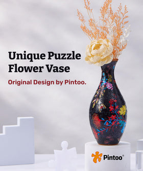 Pintoo 3D puzzle vase water cup detachable highlights practical hydration