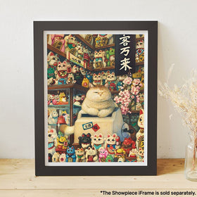 Pintoo Maneki Neko Shop vivid colors with UV-printed detail for crisp visual impact.
