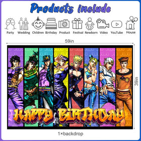 PINUO JoJo cake topper adds stylish focal point to birthday cake
