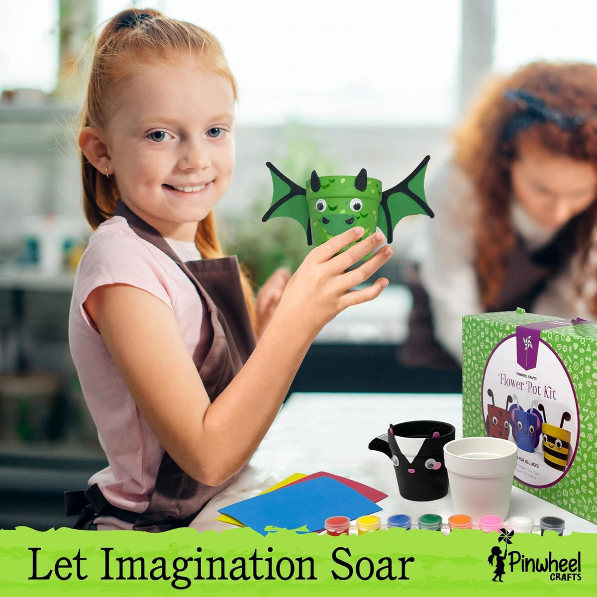 Pinwheel Crafts seeds let kids grow flowers and observe growth