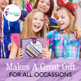 Pinwheel Crafts kids crafting together in a family-friendly session