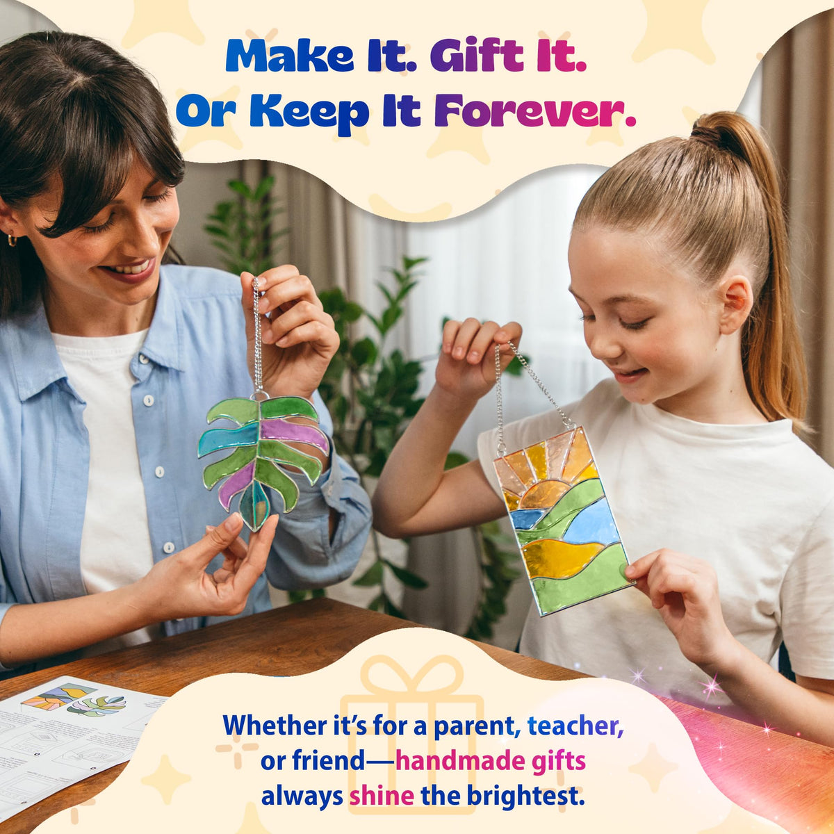 Pinwheel Crafts no-glue easy bake kit for tidy, mess-free crafting.