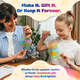 Pinwheel Crafts no-glue easy bake kit for tidy, mess-free crafting.