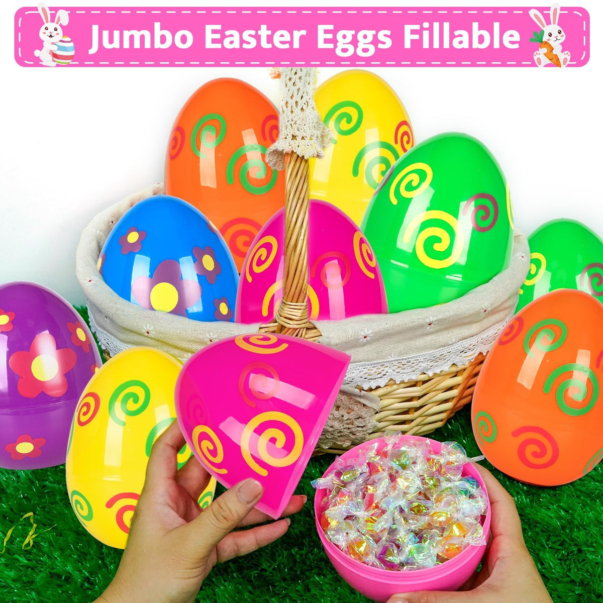 PIONJOY classroom and party uses with fillable eggs.